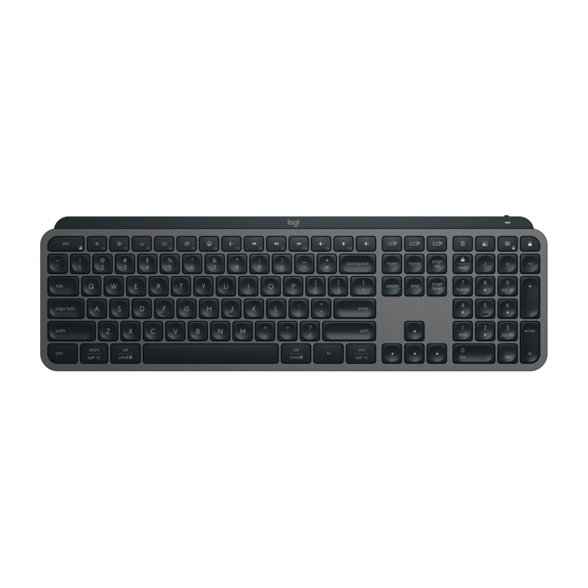 کیبورد و ماوس لاجیتک مدل MX KEYS COMBO for Business Gen 2، سوئیچ ممبران، Full-size