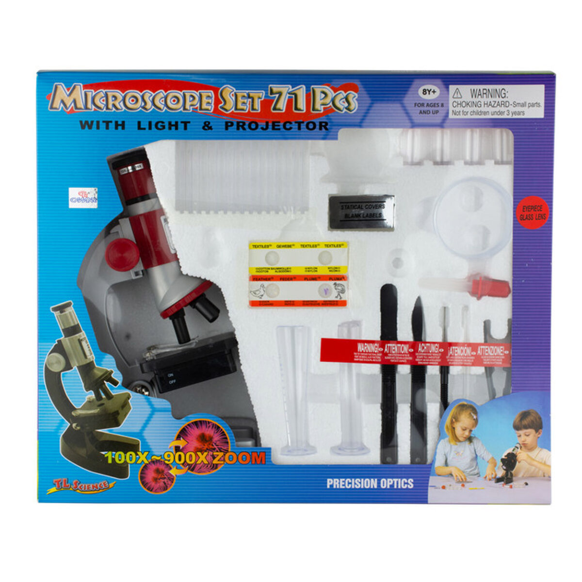 میکروسکوپ کامار مدل دانش آموزی فلزی P71 SET NEW 900X