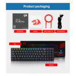 کیبورد مخصوص بازی ردراگون مدل Ashe  Pro K626P-KBS