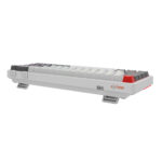 کیبورد گیمینگ فاطر مدل KCR-8000B، مکانیکال سوییچ قرمز، Tenkeyless، نورپردازی RGB
