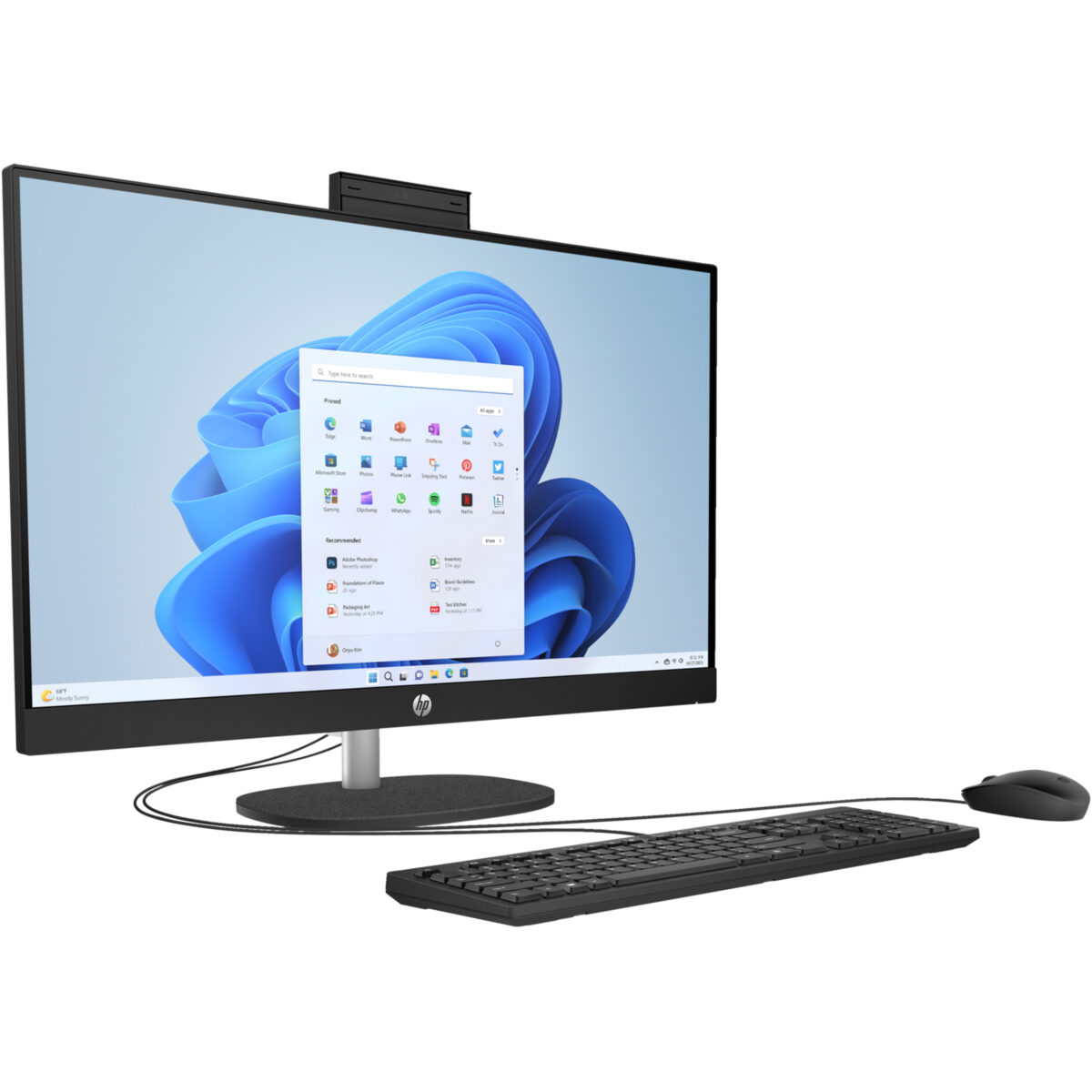 کامپیوتر همه کاره 23.8 اینچ اچ‌ پی مدل 24 CR0316nh-i3 1315U 8GB 512SSD UHD