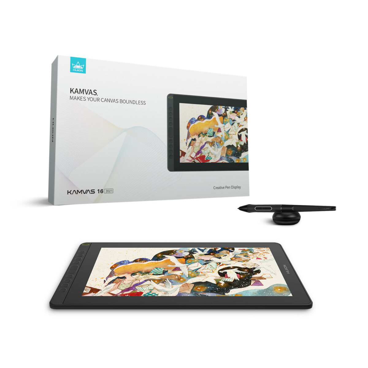 تبلت گرافیکی هوئیون مدل Kamvas 16 2021 with Stand