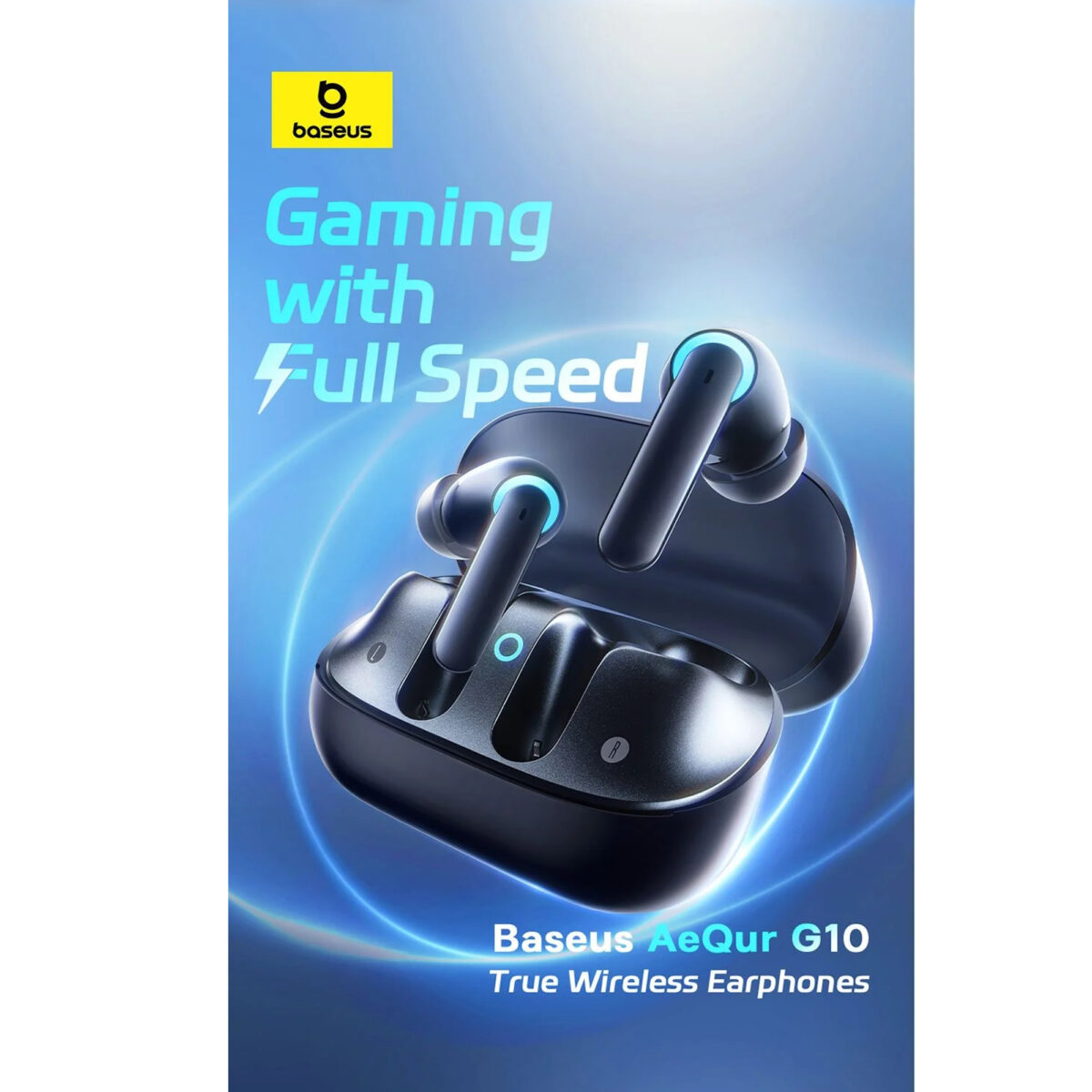 هدفون بی سیم بیسوس مدل MOJ AEQURE G10 FAST PAIR
