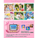 دوربین دیجیتال مدل HD 1080P 12PX 10X Instant Print Digital