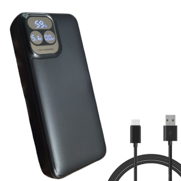 پاوربانک مدل 50000mah ظرفیت 50000 میلی آمپر ساعت به همراه کابل تبدیل USB-C