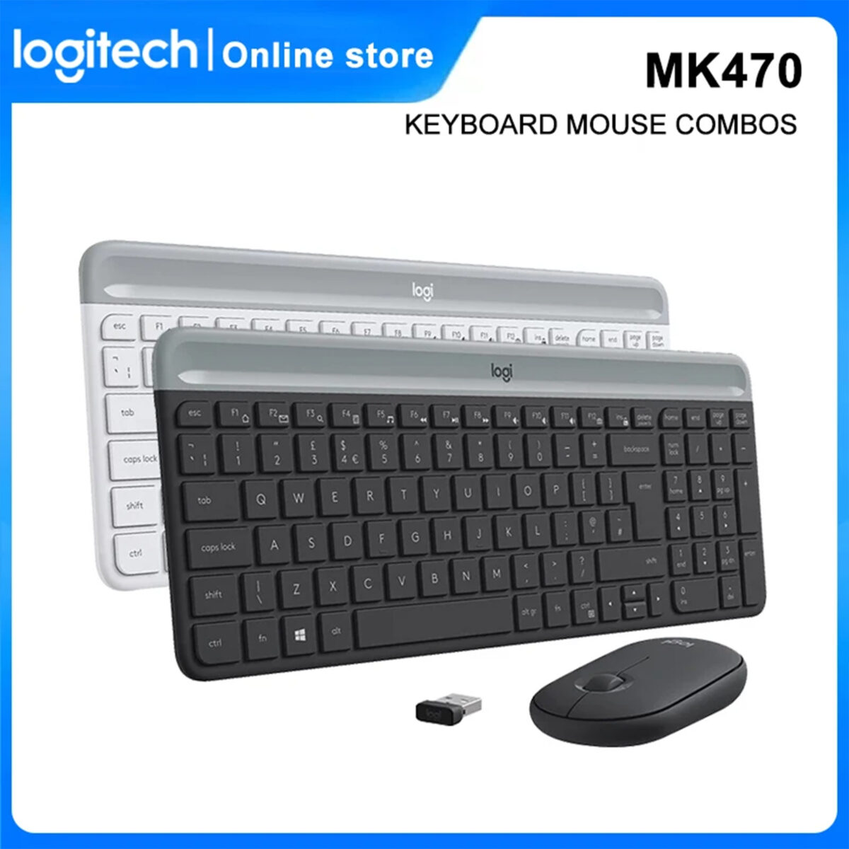 کیبورد و ماوس لاجیتک مدل MK470