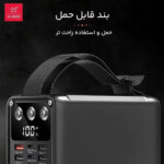 پاوربانک گرین لاین مدل gnmpb60kbk major ظرفیت 60000 میلی آمپر ساعت
