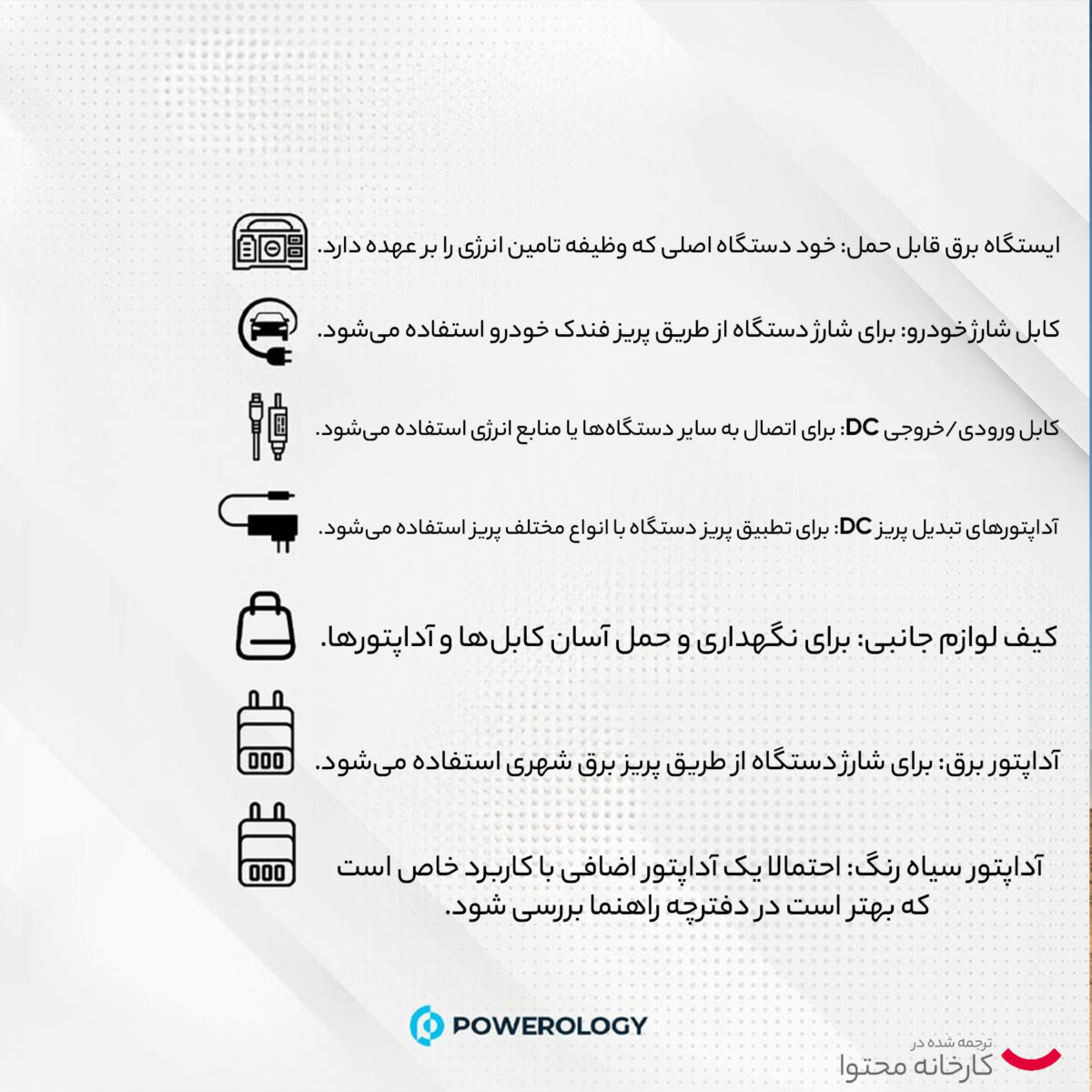پاوربانک پاورولوجی مدل PPBCHA38 ظرفیت 76800 میلی آمپر ساعت