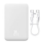 پاوربانک بیسوس مدل MAGNETIC MINI 20W ظرفیت 20000 میلی آمپر ساعت