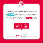 گوشی موبایل سامسونگ مدل Galaxy A06 دو سیم کارت ظرفیت 64 گیگابایت و رم 4 گیگابایت - به همراه بسته اینترنت 100 گیگابایتی یک ماهه همراه اول