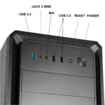 کامپیوتر دسکتاپ مدل KTEK GEN9-i3161S4 VGA2GB