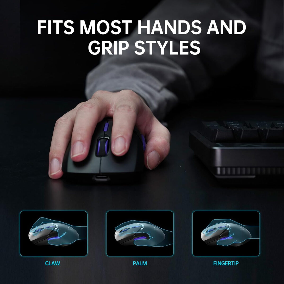 ماوس بی سیم گیمینگ رپو مدل VT9PRO 4K