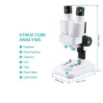 میکروسکوپ مدل دوچشمی کد Stereo Loop Microscope 40x