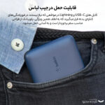 پاوربانک بلکین مدل BPB006btBLU BOOST CHARGE ظرفیت 10000 میلی آمپر ساعت