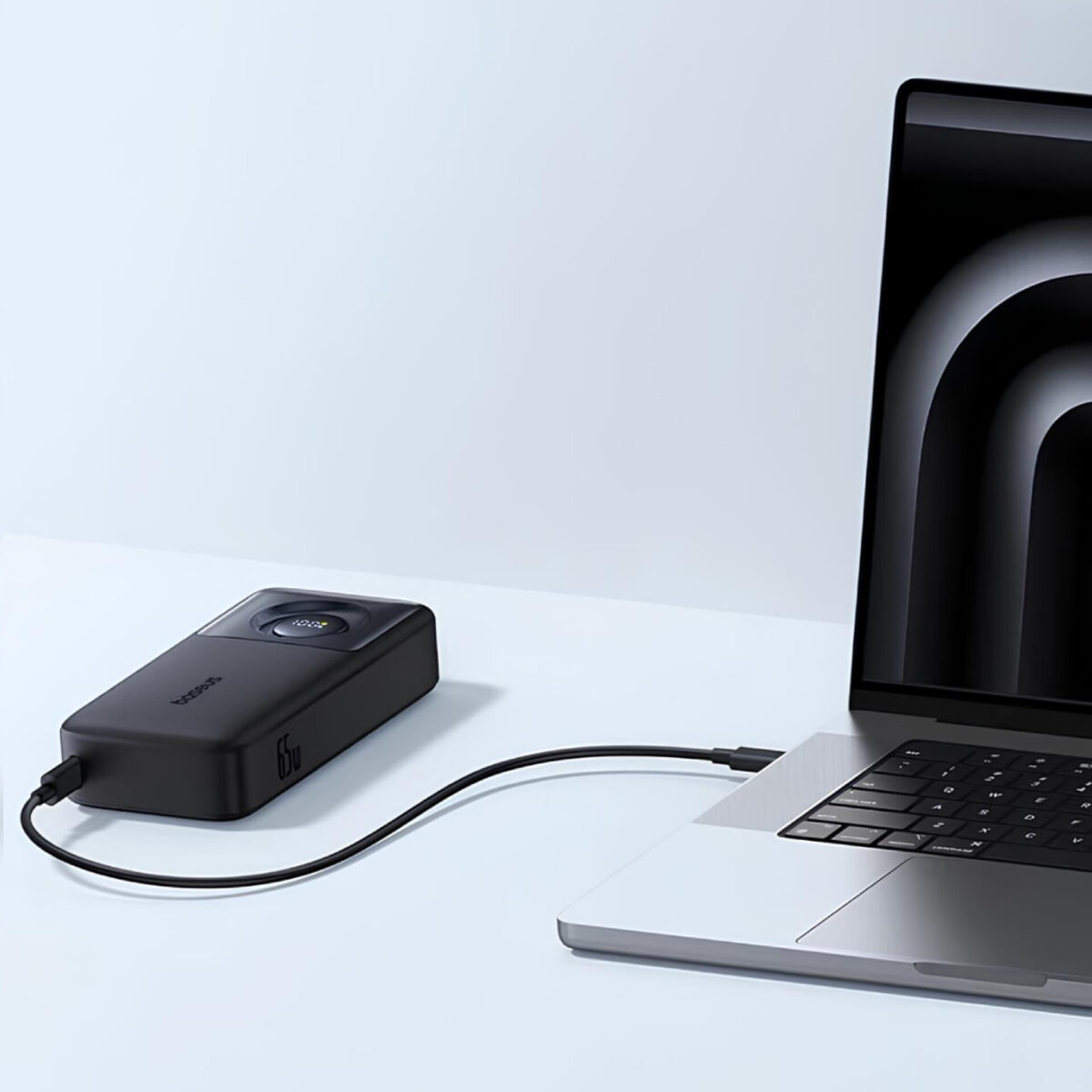 پاوربانک بیسوس مدل Free2Pull 65W ظرفیت 20000 میلی آمپر ساعت به همراه کابل USB-C