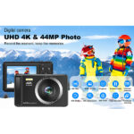 دوربین دیجیتال مدل 4K ULTRA HD 44MP 16X