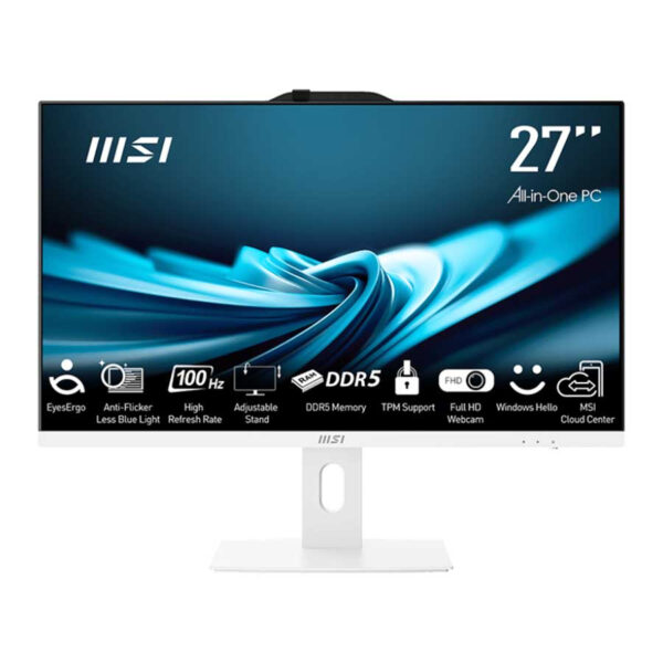 کامپیوتر همه کاره 27 اینچ ام اس آی مدل Pro AP272P 14M-i3 14100-8GB DDR5-1TB SSD-IPS