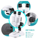 میکروسکوپ مدل دوچشمی کد Stereo Loop Microscope 40x