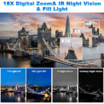 دوربین فیلم برداری مدل 4K ULTRA HD 48MP 18X