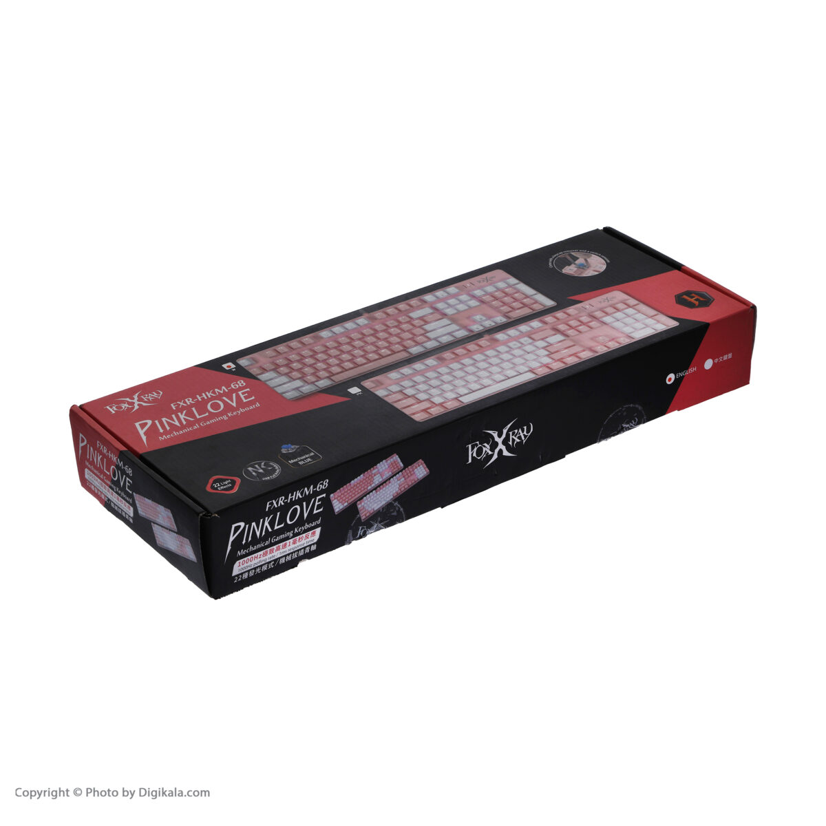 کیبورد مخصوص بازی فاکس ری مدل FXR-HKM-68