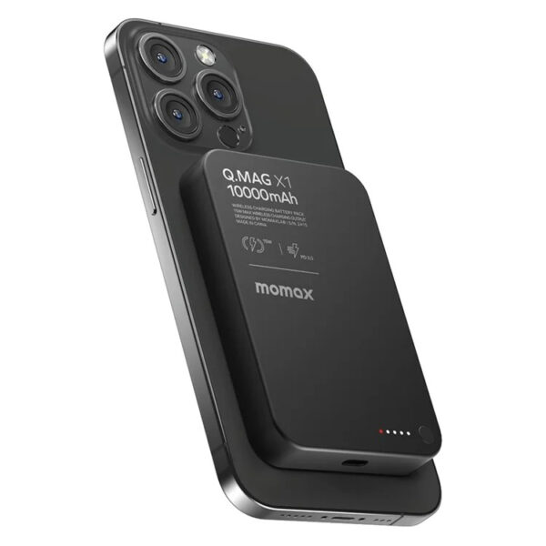 پاوربانک مومکس مدل QMAG X1 ظرفیت 10000 میلی آمپر ساعت