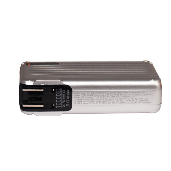 پاوربانک کی نت پلاس مدل KP-PB10000P40 ظرفیت 10000 میلی آمپر ساعت