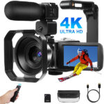 دوربین فیلم برداری مدل 4K ULTRA HD 48MP 18X