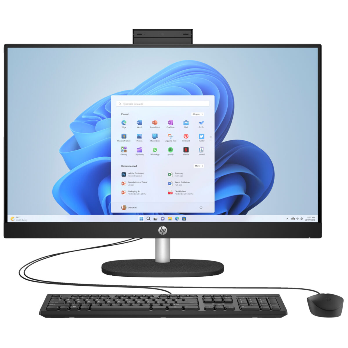 کامپیوتر همه کاره 23.8 اینچ اچ‌ پی مدل 24 CR0316nh-i3 1315U 8GB 512SSD UHD