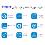 چادر عکاسی پلوز مدل Folding Portable 80W ابعاد 80x80 سانتی متر