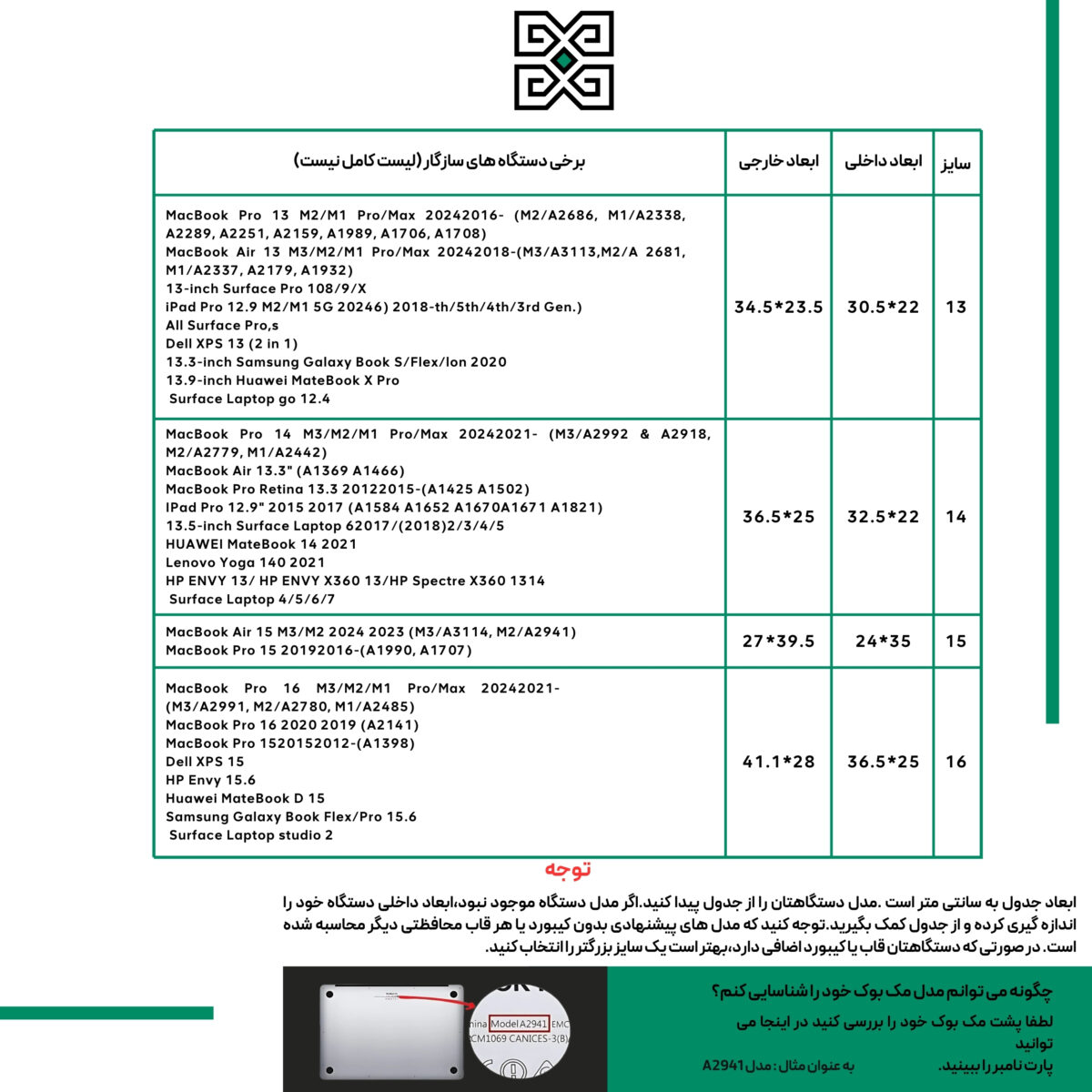 کیف لپ تاپ پِروین مدل LC-31 مناسب برای لپ تاپ سرفیس 13 اینچی به همراه کیف لوازم جانبی