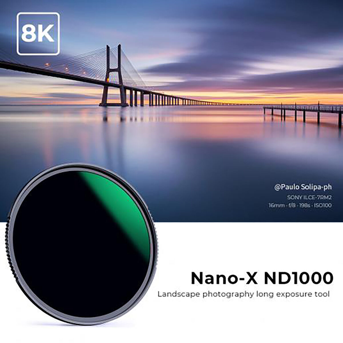 فیلتر لنز کی اند اف مدل ND1000 MRC NANOX-77MM