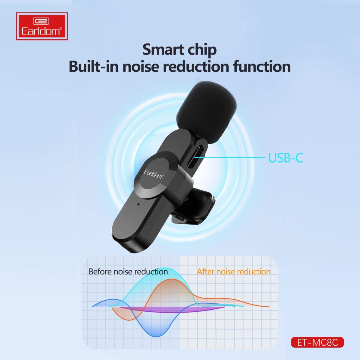 میکروفن بی سیم ارلدام مدل MC8C