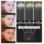 نور ثابت ال ای دی زومی مدل Four Arms Fill Light HD-65X