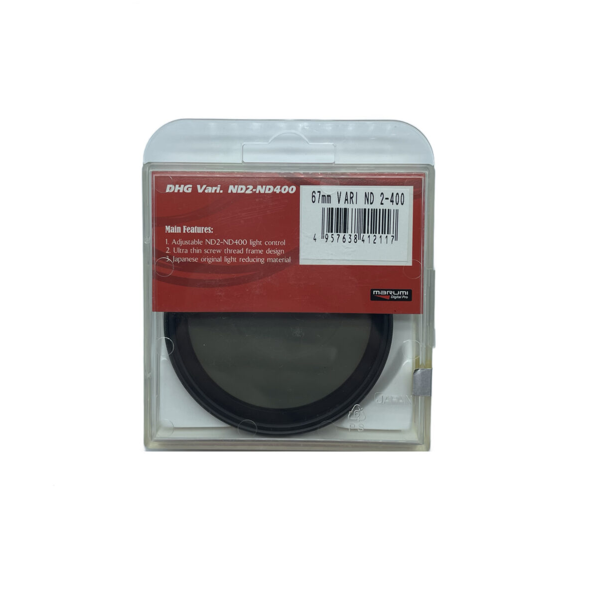 فیلتر لنز مارومی مدل VARIABLE NDX 2-400 DHG -67MM