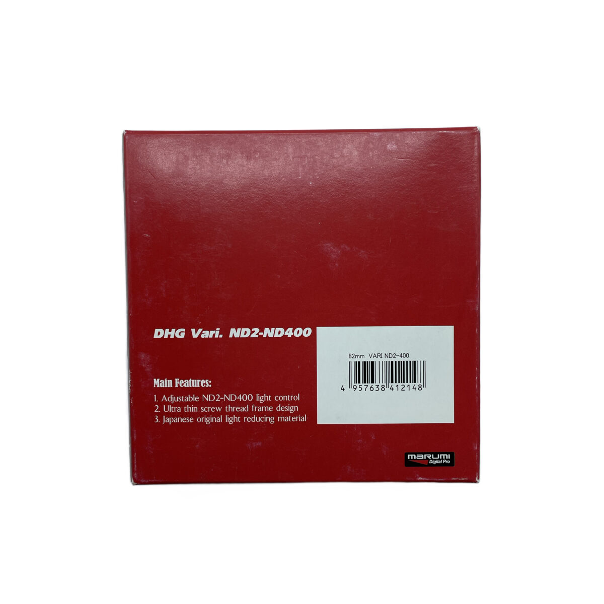 فیلتر لنز مارومی مدل VARIABLE NDX 2-400 DHG -82MM