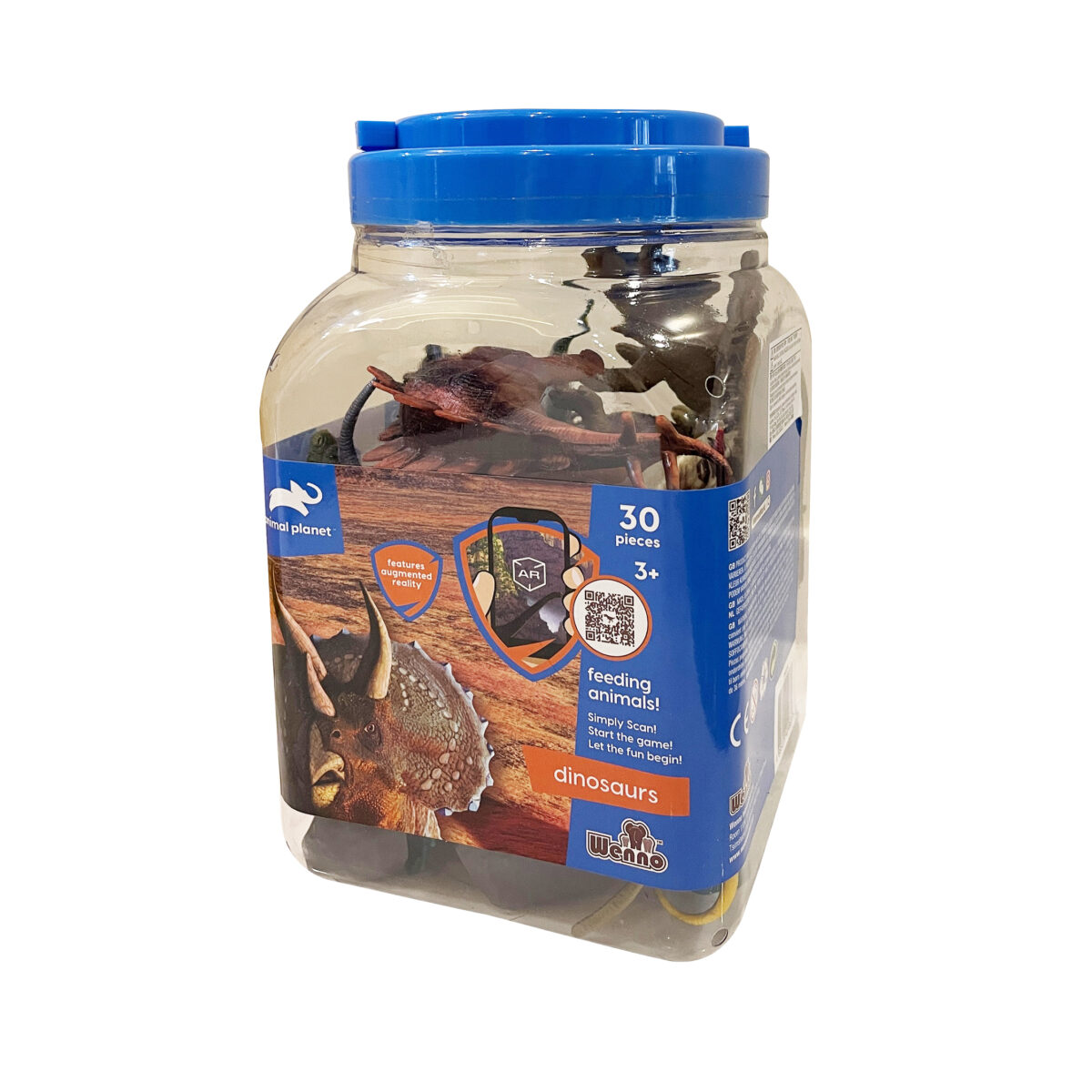 فیگور حیوانات انیمال پلنت مدل Dinosaurs کد D6604 مجموعه 30 عددی