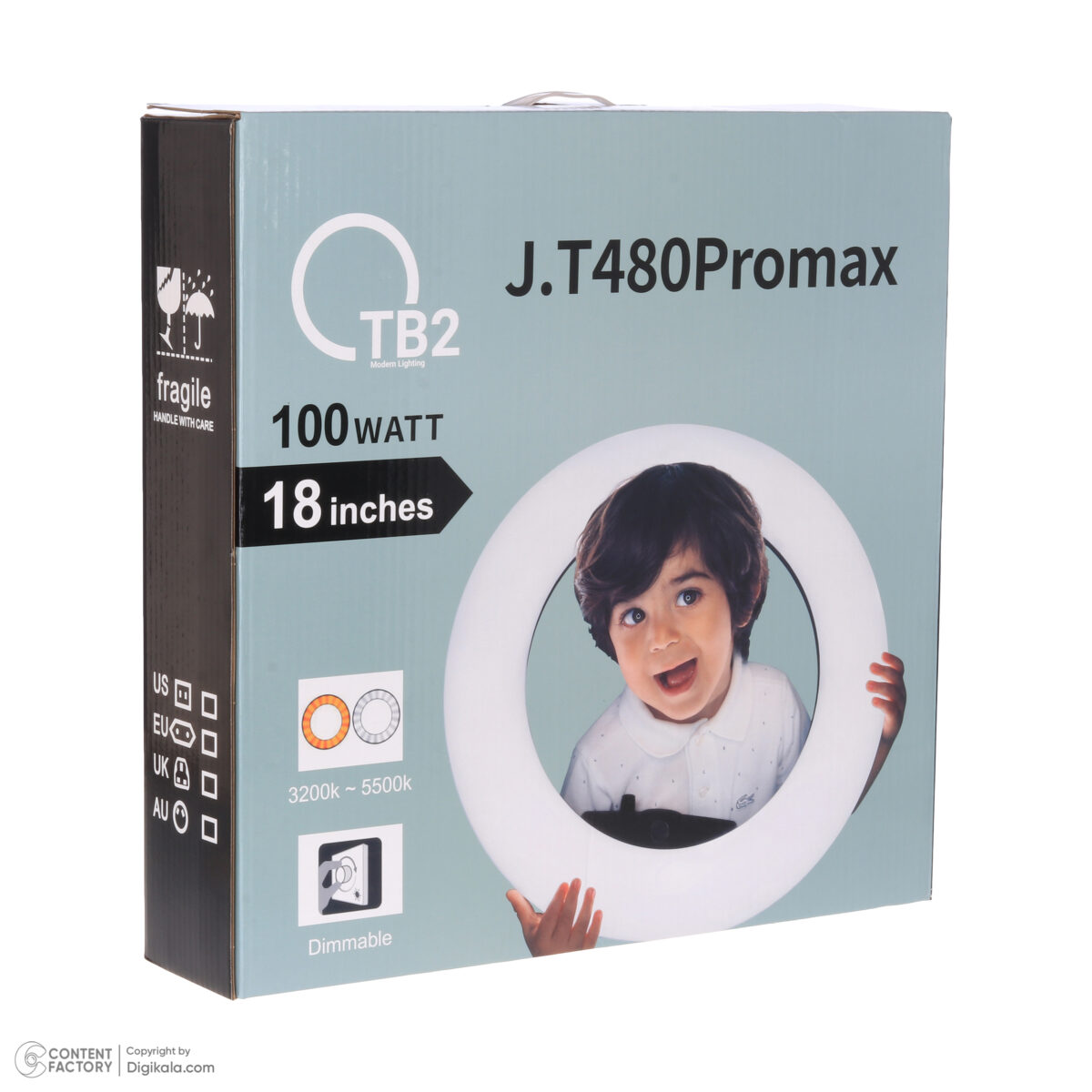 رینگ لایت تی بی ۲ مدل J.T 480 Pro Max