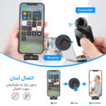 ست میکروفن بی سیم پلوز مدل wireless Lavalier Dual TYPE C