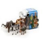 فیگور حیوانات انیمال پلنت مدل Wild Animal کد D6601 مجموعه 30 عددی