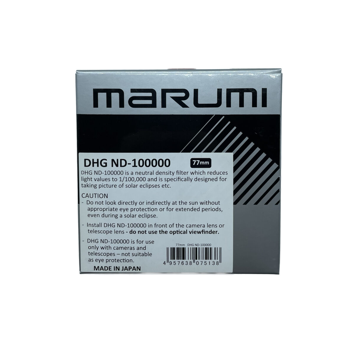 فیلتر لنز مارومی مدل ND100,000 MC DHG-77MM