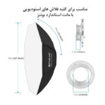 نور ثابت ال ای دی پلوز مدل Dual Color Temperature 150W KIT