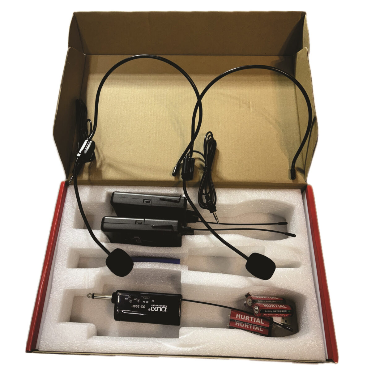 ست میکروفن بی سیم هدستی مدل DX-200H