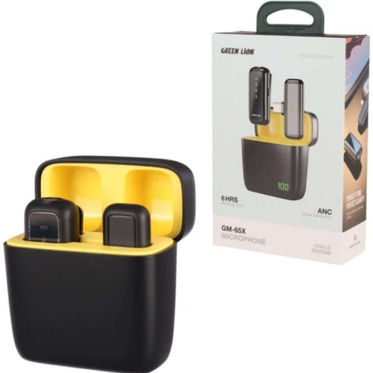 میکروفن بی سیم گرین لاین مدل GM-65X type C