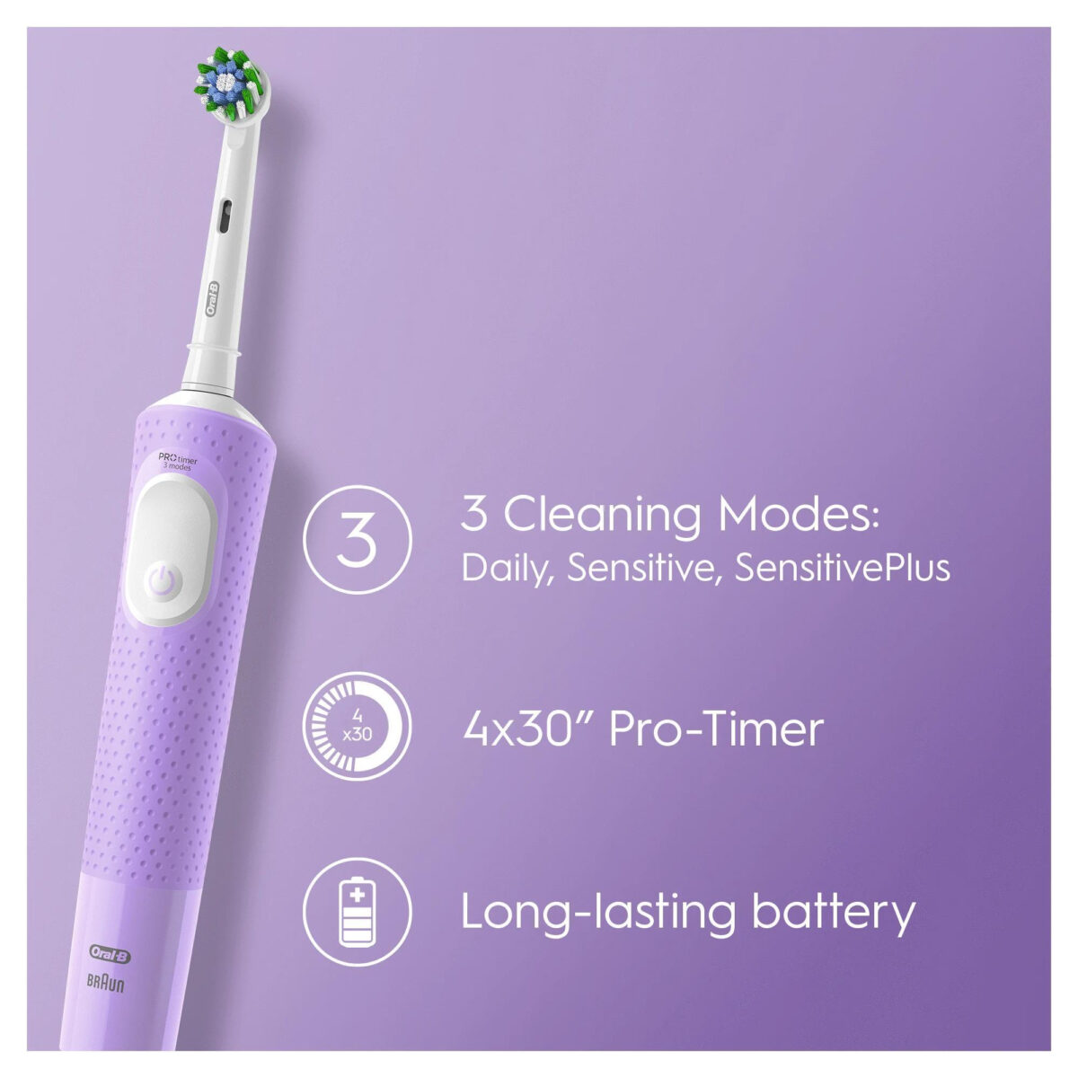 مسواک برقی اورال-بی مدل Vitality Pro Protect X Clean