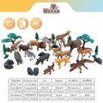 فیگور حیوانات انیمال پلنت مدل Wild Animal کد D6601 مجموعه 30 عددی