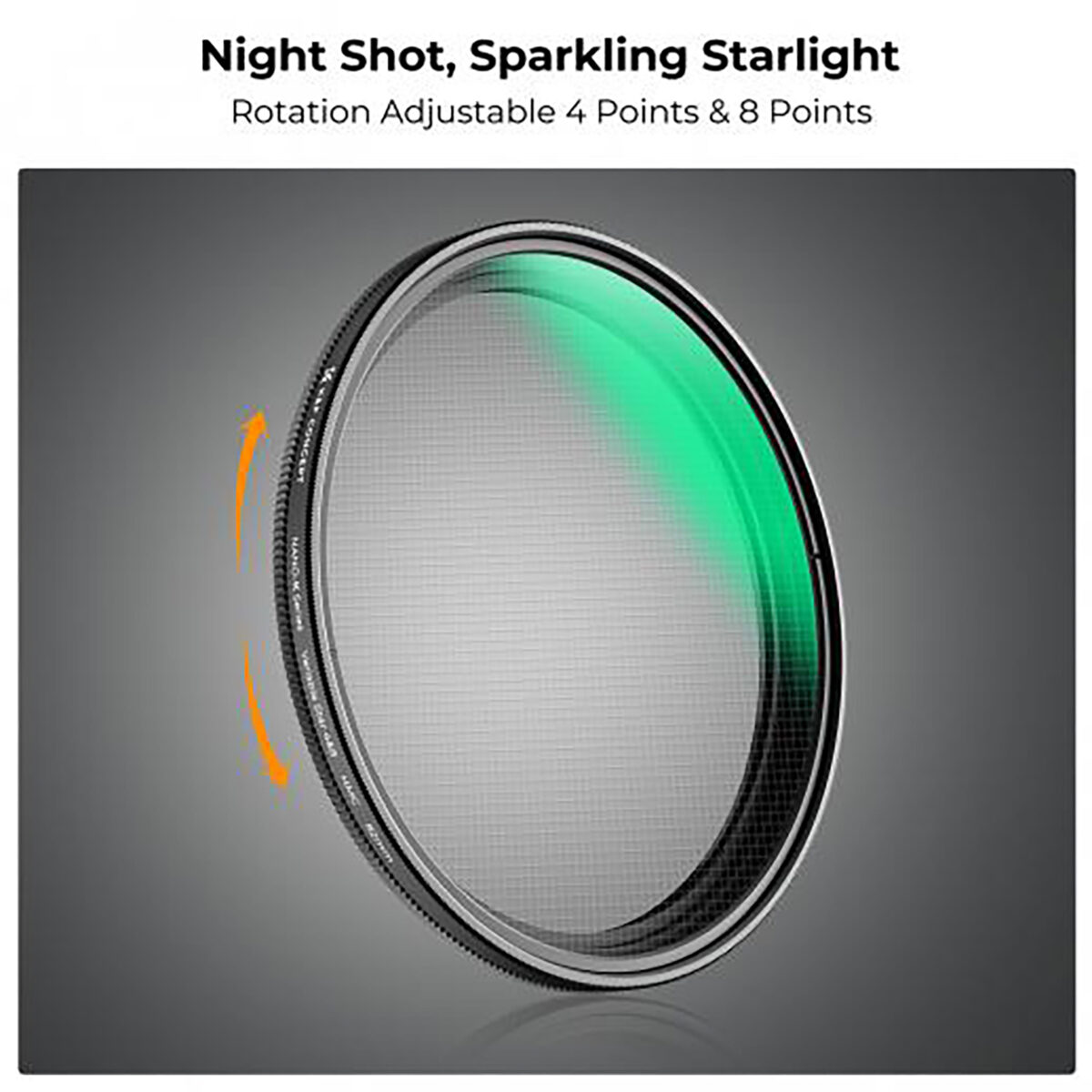فیلتر لنز کی اند اف مدل VARIABLE STAR 4&8 HMC C-SERIES-82MM