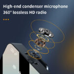ست میکروفن یقه ای بی سیم مدل SX85 Dual Mic Type-c