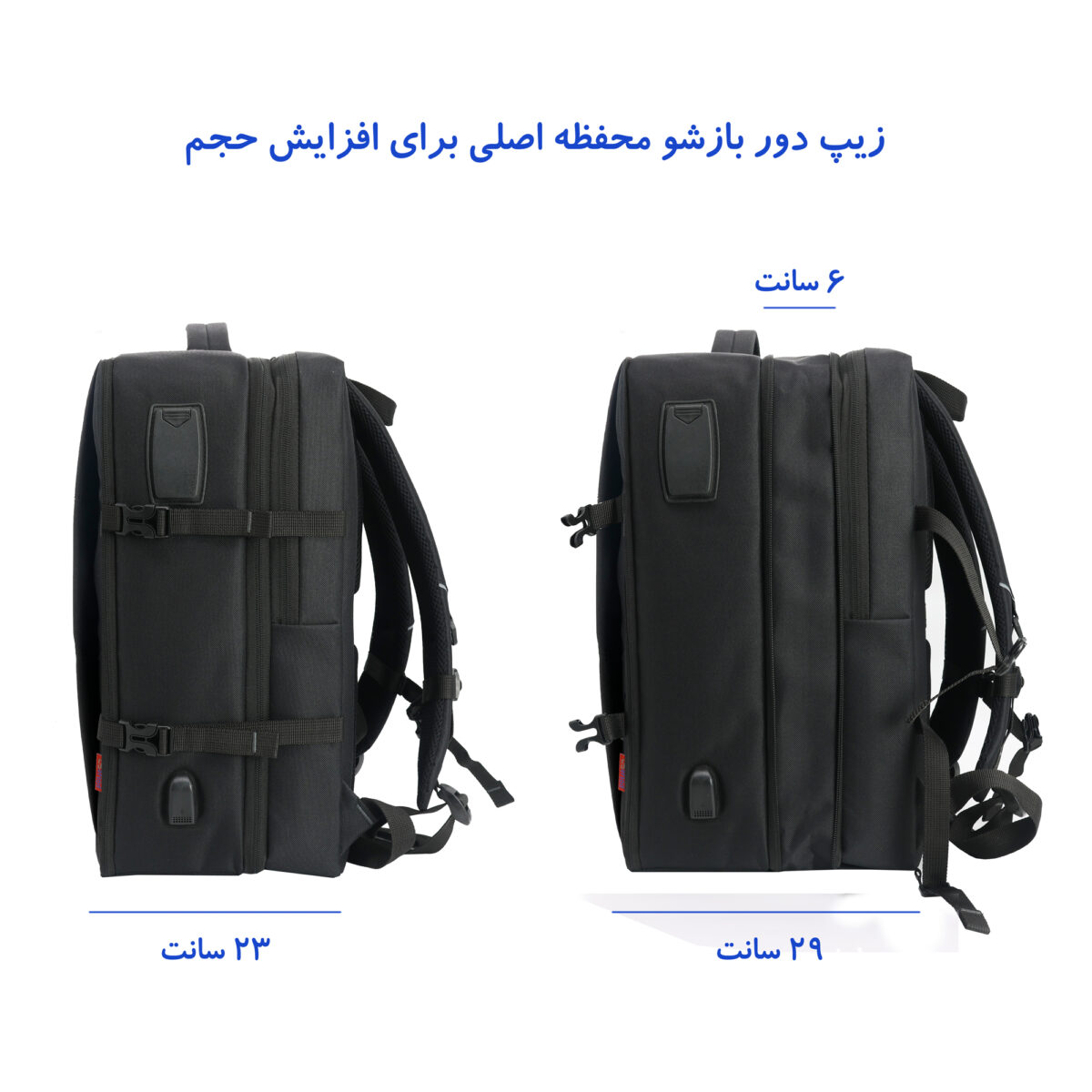 کوله پشتی لپ تاپ برساد مدل Bb 114 مناسب برای لپ تاپ 14.1 تا 15.6 اینچی
