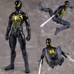 اکشن فیگور مدل اسپایدرمن سیاه طرح Black Spiderman Anti OCK Suit