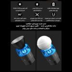نور ثابت سی او بی لاکسیو مدل P40W COB dual color temperature